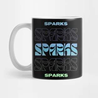 Sparks // Typography Fan Art Design Mug